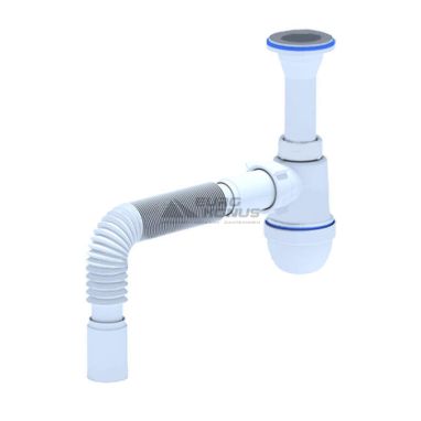 АНИ Пласт Сифон для умывальника 1 1/4" x 40 с гибкой трубкой 40/40 (C2005)