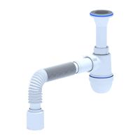 АНИ Пласт Сифон для умывальника 1 1/4" x 40 с гибкой трубкой 40/50 (C2010)