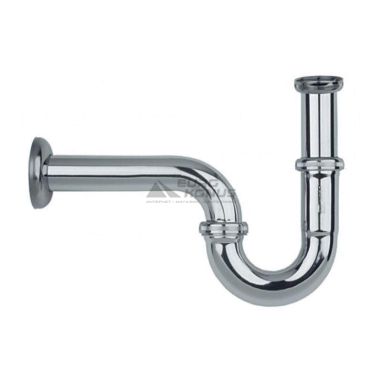 ARMATURA Сифон для умывальника металлический хромированный U-типа 1 1/4" x 32 (604-454-00)