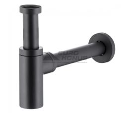 ARMATURA Сифон для умывальника металлический Цилиндр Black 600-003-81