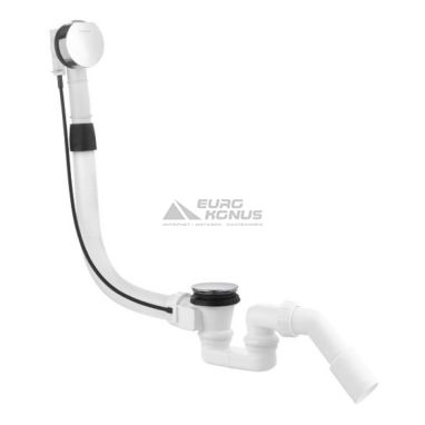 KLUDI Сифон для ванны с переливом 1 1/2" x 40/50 Rotexa 2000 (2140405-00)