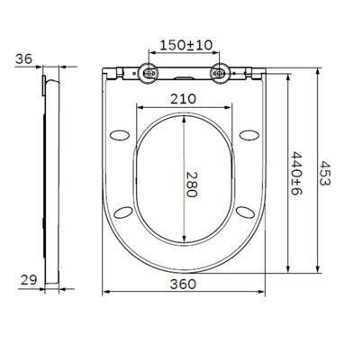 AM.PM Сиденье для унитаза с микролифтом Spirit V2.0 (C707858WH)