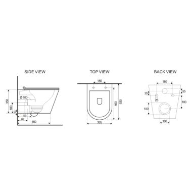 ASIGNATURA Унитаз подвесной с сиденьем Rimless Exclusive 57802803