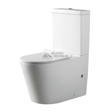 DUSEL Унитаз-компакт c крышкой и сиденьем Slim Soft-close Arez (DTPT10210230R)