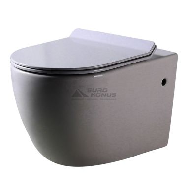 DUSEL Унитаз подвесной c крышкой и сиденьем Slim Soft-close Belisi (DWHT10200930R)
