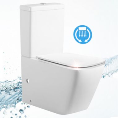 DUSEL Унитаз-компакт c крышкой и сиденьем Slim Soft-close Cubis (DTPT10201030R)