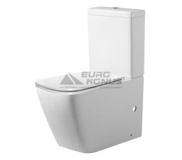 DUSEL Унітаз-компакт c кришкою і сидінням Slim Soft-close Cubis (DTPT10201030R)