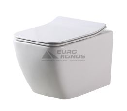 DUSEL Унітаз підвісний с кришкою і сидінням Slim Soft-close Cubis (DWHT10201030R)