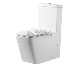 DUSEL Унітаз-компакт c кришкою і сидінням Slim Soft-close Ivia (DTPT10210330R)