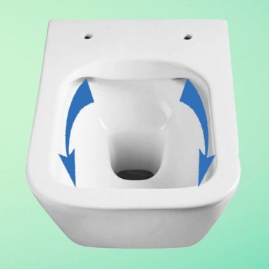 DUSEL Унитаз подвесной c крышкой и сиденьем Slim Soft-close Ivia (DWHT10210330R)