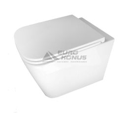 DUSEL Унітаз підвісний с кришкою і сидінням Slim Soft-close Ivia (DWHT10210330R)