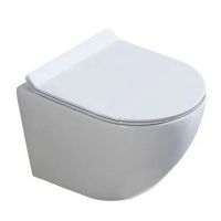 DUSEL Унитаз подвесной c крышкой и сиденьем Slim Soft-close Levita (DWHT10201130R)
