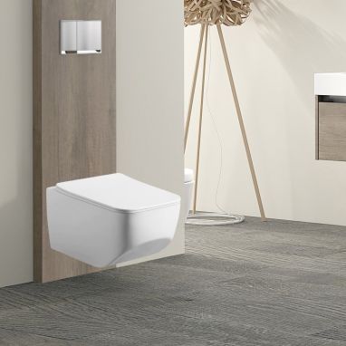 DUSEL Унитаз подвесной c крышкой и сиденьем Slim Soft-close Lunar (DWHT10201530R)