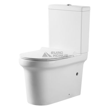DUSEL Унитаз-компакт c крышкой и сиденьем Slim Soft-close Mojo (DTPT10210130R)