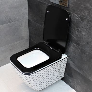 DUSEL Унитаз подвесной c крышкой и сиденьем Slim Soft-close Cubis Lv Style DWHT10201030LVS