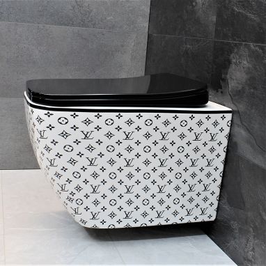 DUSEL Унитаз подвесной c крышкой и сиденьем Slim Soft-close Cubis Lv Style DWHT10201030LVS