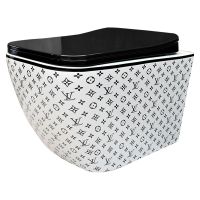 DUSEL Унитаз подвесной c крышкой и сиденьем Slim Soft-close Cubis Lv Style DWHT10201030LVS