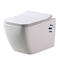DUSEL Унитаз подвесной c функцией биде, крышкой и сиденьем Slim Soft-close Cubis Mix DWHT10201030М