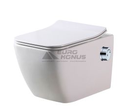 DUSEL Унітаз підвісний з функцією біде, кришкою і сидінням Slim Soft-close Cubis Mix DWHT10201030М