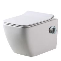 DUSEL Унитаз подвесной c функцией биде, термостатом, крышкой и сиденьем Slim Soft-close Cubis Termix DWHT10201030ТМ