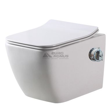 DUSEL Унитаз подвесной c функцией биде, термостатом, крышкой и сиденьем Slim Soft-close Cubis Termix DWHT10201030ТМ