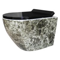 DUSEL Унитаз подвесной c крышкой и сиденьем Slim Soft-close Levita Marble DWHT10201130MS
