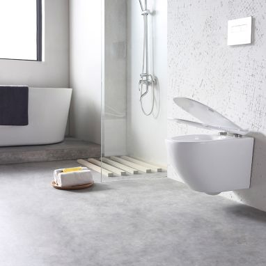 DUSEL Унитаз подвесной c функцией биде, крышкой и сиденьем Slim Soft-close Levita Mix DWHT10201130М