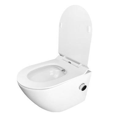 DUSEL Унитаз подвесной c функцией биде, крышкой и сиденьем Slim Soft-close Levita Mix DWHT10201130М