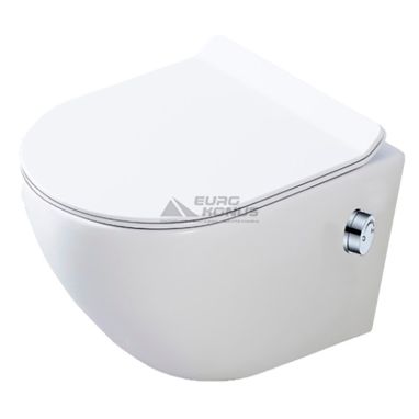 DUSEL Унитаз подвесной c функцией биде, крышкой и сиденьем Slim Soft-close Levita Mix DWHT10201130М