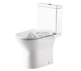 DUSEL Унітаз-компакт c кришкою і сидінням Slim Soft-close Verona (DTPT10212230R)