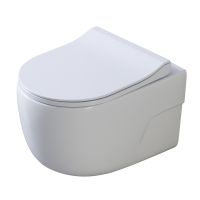 DUSEL Унитаз подвесной c крышкой и сиденьем Slim Soft-close Vortex (DWHT10201230R)