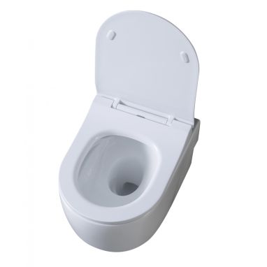 DUSEL Унитаз подвесной c крышкой и сиденьем Slim Soft-close Vortex (DWHT10201230R)