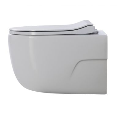 DUSEL Унитаз подвесной c крышкой и сиденьем Slim Soft-close Vortex (DWHT10201230R)