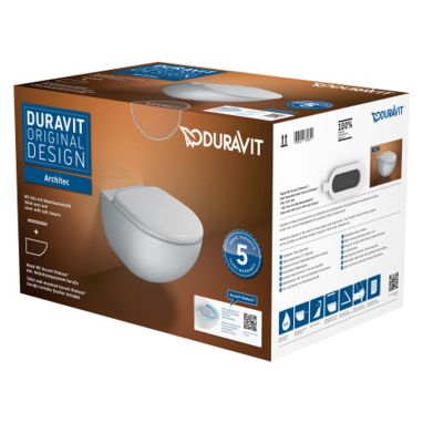 DURAVIT Унитаз подвесной с сиденьем soft-close Architec (45720900A1)
