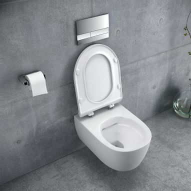 EXCELLENT Унитаз подвесной с сидением Doto Pure-Rim (CEAX.1404.545.WH)