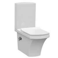 IDEVIT Унитаз-компакт с сиденьем, функцией биде и вентилем US SC Vega SETK2804-0307-001-1-6200
