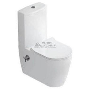 IDEVIT Унитаз-компакт с сиденьем, функцией биде и вентилем SC Alfa SETK3104-0317-001-1-6200