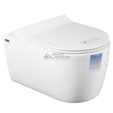IDEVIT Унитаз подвесной с сиденьем и функцией биде US SC Alfa SETK3104-2615-001-1-6000