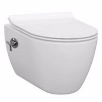 IDEVIT Унитаз подвесной с сиденьем, функцией биде и вентилем US SC Alfa SETK3104-2617-001-1-6000