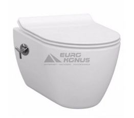 IDEVIT Унитаз подвесной с сиденьем, функцией биде и вентилем US SC Alfa SETK3104-2617-001-1-6000
