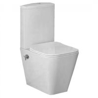 IDEVIT Унитаз-компакт с сиденьем, функцией биде и вентилем SC Halley SETK3204-0317-001-1-6200