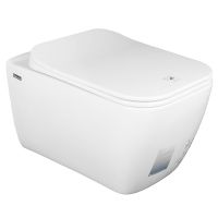 IDEVIT Унитаз подвесной с сиденьем и функцией биде US SC Halley SETK3204-2615-001-1-6000