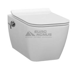 IDEVIT Унитаз подвесной с сиденьем, функцией биде и вентилем US SC Halley SETK3204-2617-001-1-6000