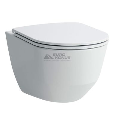 LAUFEN Унитаз подвесной с сидением Slim soft-close Pro Rimless (H8669570000001)