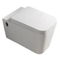 NEWARC Унитаз подвесной c крышкой и сиденьем Aqua 9423W