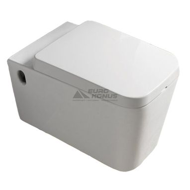 NEWARC Унитаз подвесной c крышкой и сиденьем Aqua 9423W