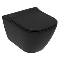 VOLLE Унитаз подвесной с сидением Slim slow-closing Solo (13-55-111Black)