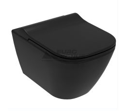 VOLLE Унитаз подвесной с сидением Slim slow-closing Solo (13-55-111Black)