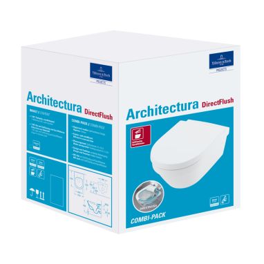 VILLEROY&BOCH Унитаз подвесной с сиденьем slow-closing Architectura (4694HR01)