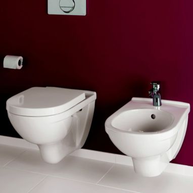 VILLEROY&BOCH Унитаз подвесной с сиденьем soft-close O.Novo (5688HR01)
